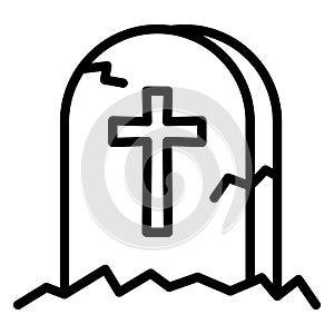 Cemetery Isolated Vector icon which can easily modify or edit