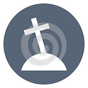 Cemetery Isolated Vector icon which can easily modify or edit