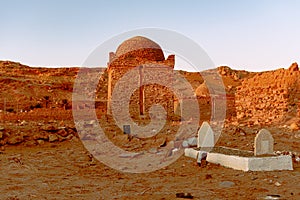 Cemetery of Kenadsa ksar in Bechar. Algeria.