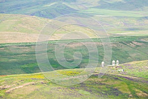 Cemetery in Kyrgyzstan