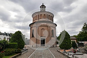 Cemetery in Maggiora Piedmont, Italy