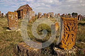 The cemetery of Noratus, Armenia