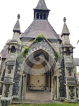 Cemetery in norfolk beatuiful history church