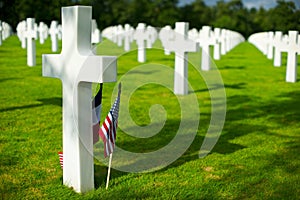 Cemetery in Normandy