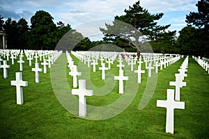 Cemetery in Normandy