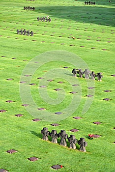 Cemetery in Normandy