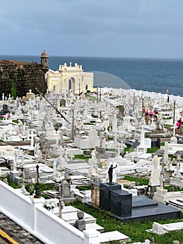 Cemetery in Old San Juan, Puerto Rico