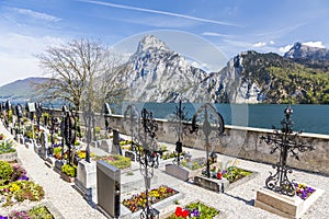 Cemetery at the Parish Church in Traunkirchen