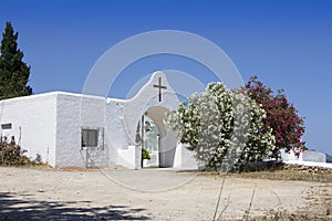 Cemetery of Santa Eularia des Riu in Ibiza photo