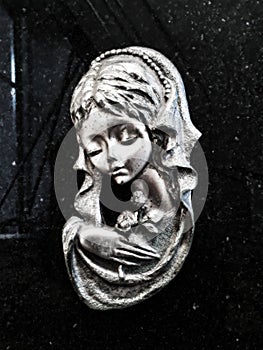 Cemetery silver child