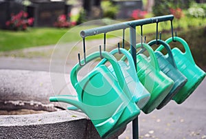 Cemetery watering pots