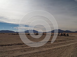 Cemetry in the Altiplano, Bolivia