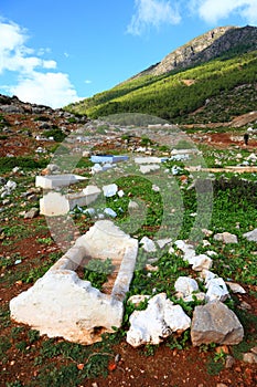 Cemetry in Rif Mountains