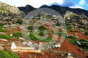 Cemetry in Rif Mountains