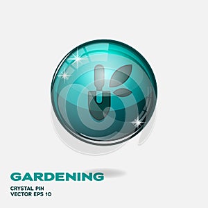 3D Gardening Button
