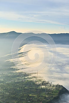 Cemoro lawang village at mount Bromo