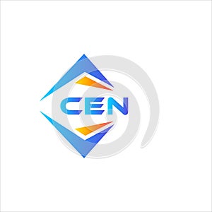 CEN abstract technology logo design on white background. CEN creative initials letter logo concept