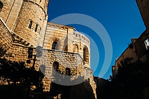 Cenacle building, city of Jerusalem Israel