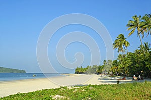 Cenang beach on Langkawi island