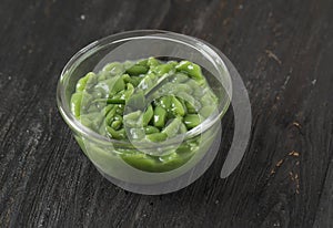 Cendol Dawet before Mix with Palm Sugar Syrup and Coconut Milk