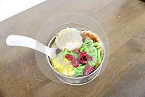 Cendol Desert. Asian favorite iced dessert