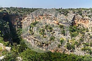 Cennet and Cehennem or heaven and hell sinkholes in Taurus Mountains, in Mersin Province, Turkey.