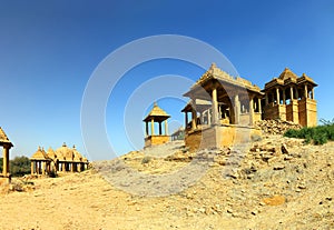 Cenotaphs in Bada Bagh - Jaisalmer India