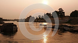 Cenotaphs at Orchha, Madhya Pradesh, famous travel destination in India