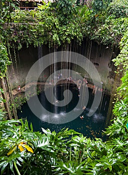 Cenote Ik-Kil, Mexico photo