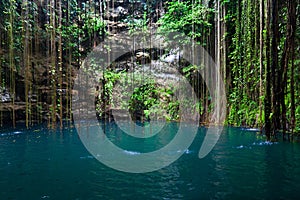 Cenote Ik-Kil, Mexico photo