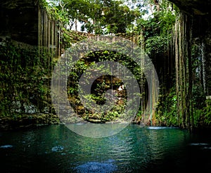 Cenote Ik Kil - Yucatan, Mexico photo