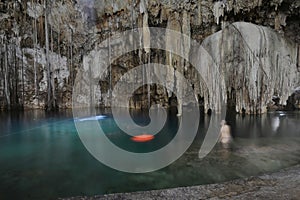 Cenote X-Keken (Dzitnup) in Yucatan peninsula, Mexico.