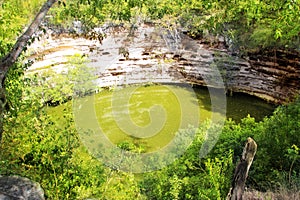 Cenote Sagrado Xtoloc Sacred Well Chichen Itza photo