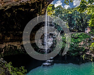 Cenote Zaci - Valladolid, Mexico photo