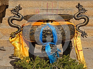Censer in songzanlin tibetan monastery,shangri-la