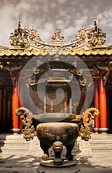 Censer in temple photo