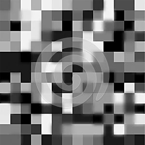 Censor vector rectangle sign. Squre pixel background.