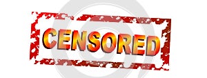Censored photo