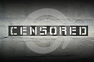 Censored word gr