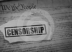Censorship and the Constitution photo