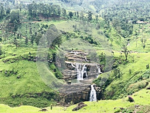 Cent clear water fall in talawakale