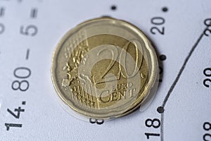 20 cent euro coin