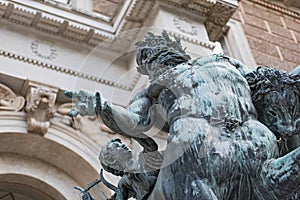 Centaur sculpture before the entrance of the Academy of Fine Arts in Vienna