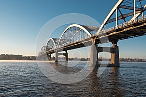 Centennial Bridge Crosses the Mississippi River photo