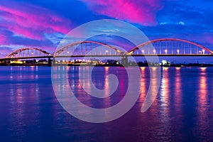 Centennial Bridge over Mississippi River photo