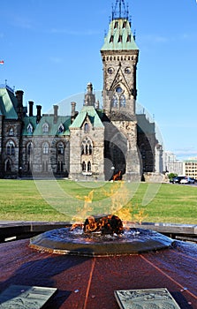 Centennial Flame in Parliament Hill, Ottawa