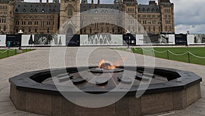 Centennial Flame in Parliament Hill, Ottawa