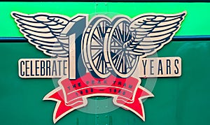 Centennial logo of Victoria Peak Tram, Hong Kong, China