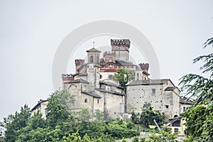 The center of Barolo with historical buildings