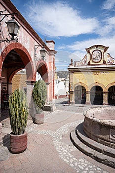 The center of Bernal, Queretaro photo
